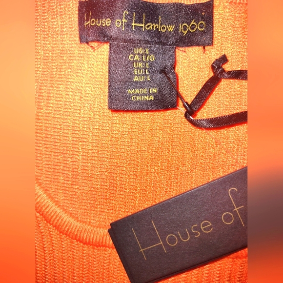 House of Harlow 1960 Crewneck Ribbed Knit Crop Top - Picture 10 of 11